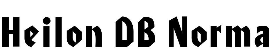 Heilon DB Normal cкачати шрифт безкоштовно